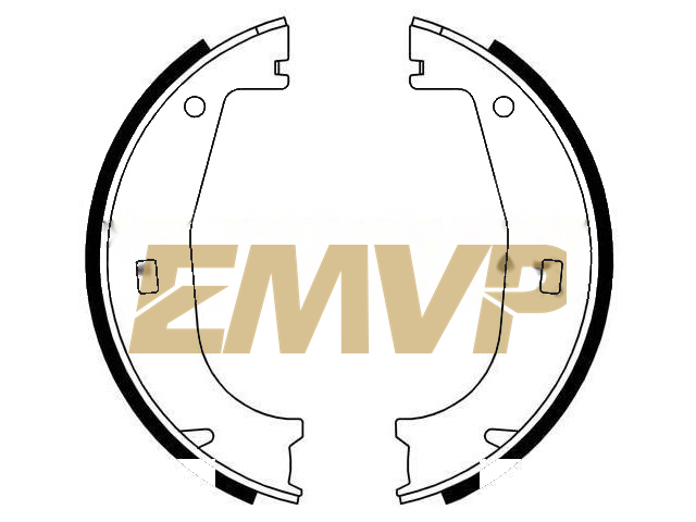 TY9775 Brake Shoe Set
