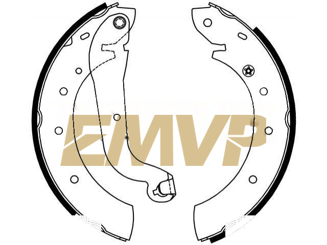 TY6270 Brake Shoe Set