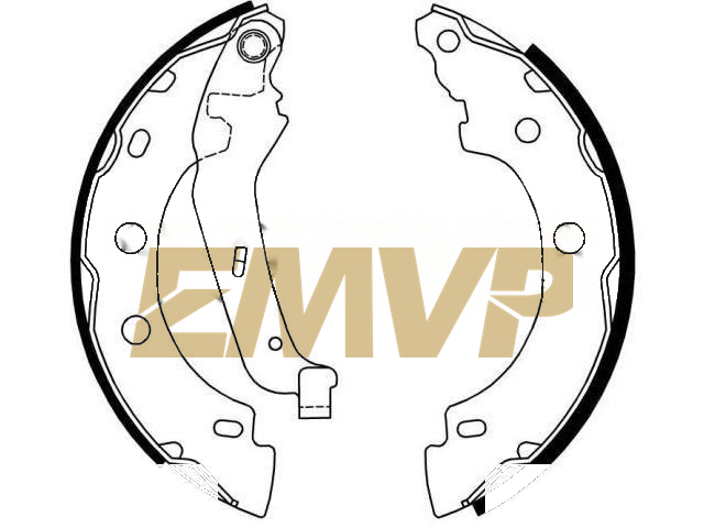TY2791 Brake Shoe Set