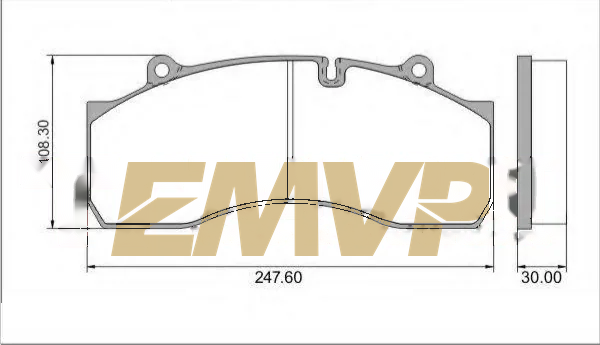 TY7362 Brake Pad for CV & Heavy Duty WVA 29143