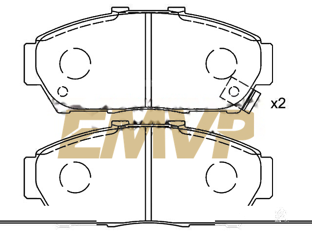 TY3318 Brake Pad Set