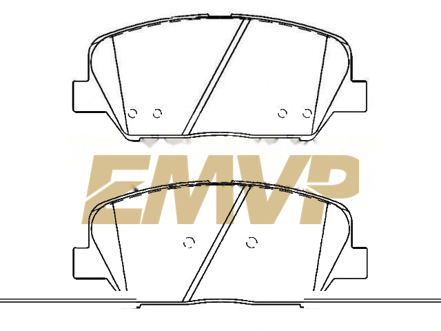 TY8600 Brake Pad Set