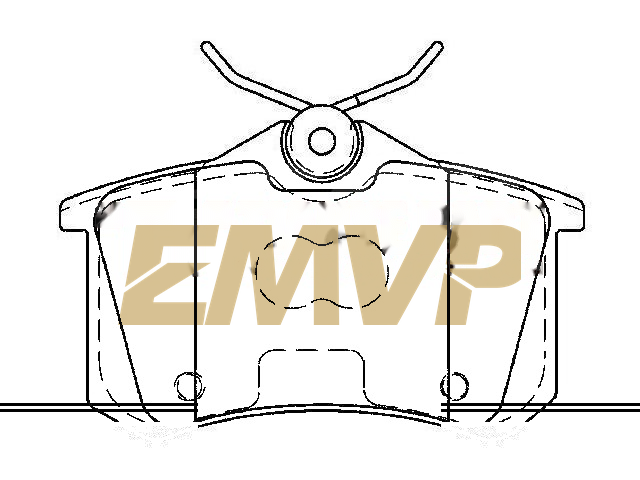 TY3831 Brake Pad Set
