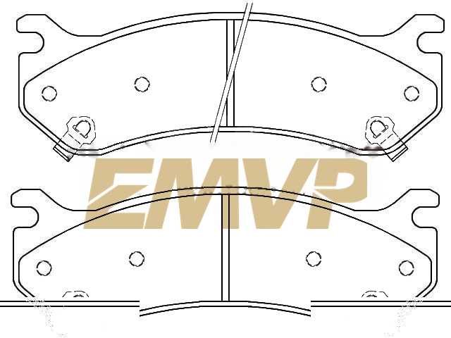 TY8038 Brake Pad Set