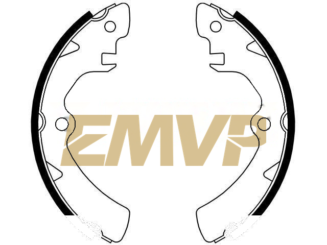 TY1350 Brake Shoe Set