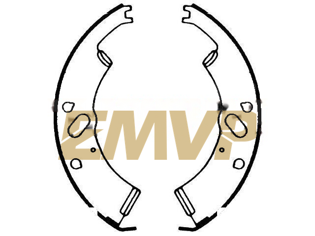 TY6507 Brake Shoe Set