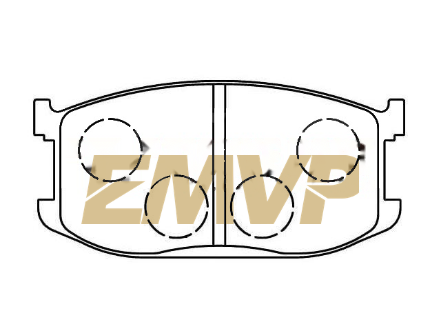 TY5984 Brake Pad Set