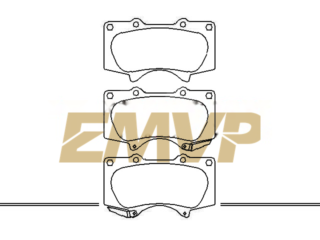 TY5572 Brake Pad Set