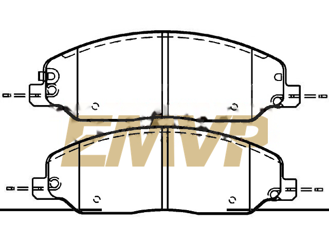 TY2383 Brake Pad Set