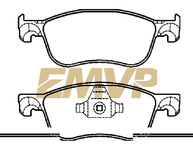 TY3206 Brake Pad Set