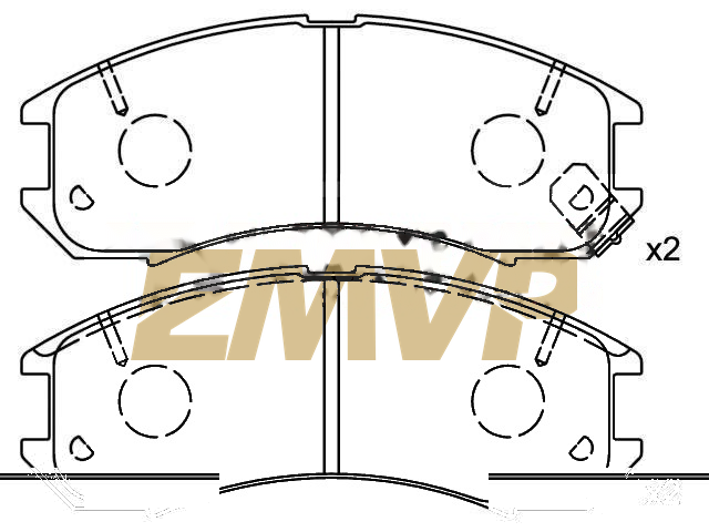 TY3817 Brake Pad Set