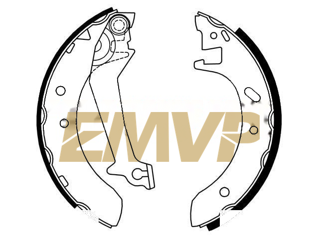 TY5578 Brake Shoe Set