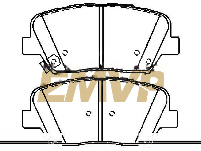 TY7425 Brake Pad Set
