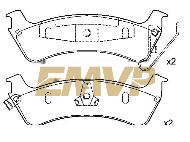 TY5108 Brake Pad Set