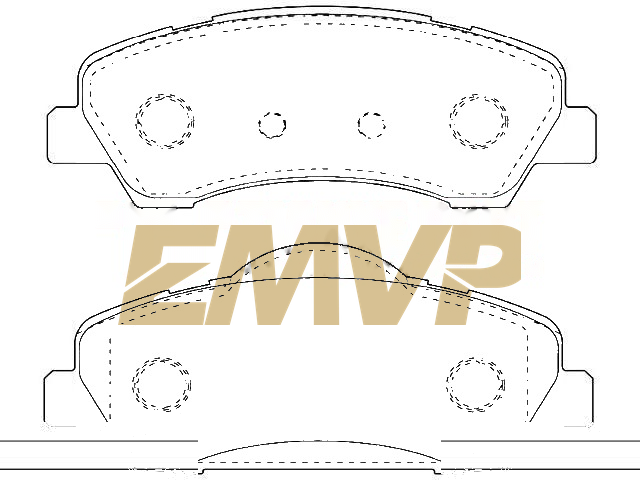 TY0686 Brake Pad Set