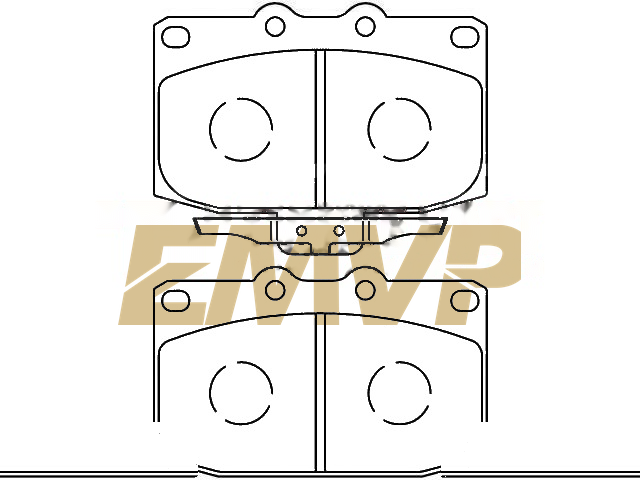 TY9365 Brake Pad Set