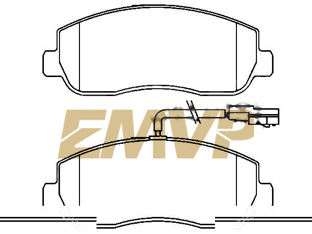 TY6767 Brake Pad Set
