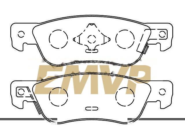 TY8456 Brake Pad Set