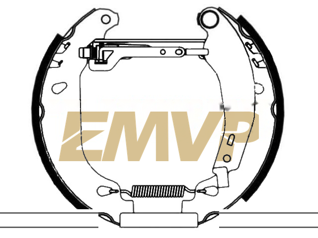 TY9944 Brake Shoe Set