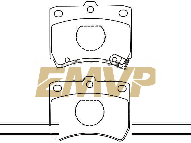 TY1343 Brake Pad Set