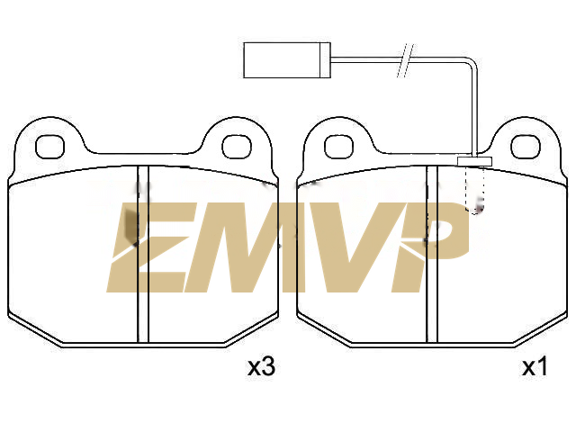TY4995 Brake Pad Set