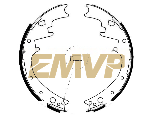 TY9580 Brake Shoe Set