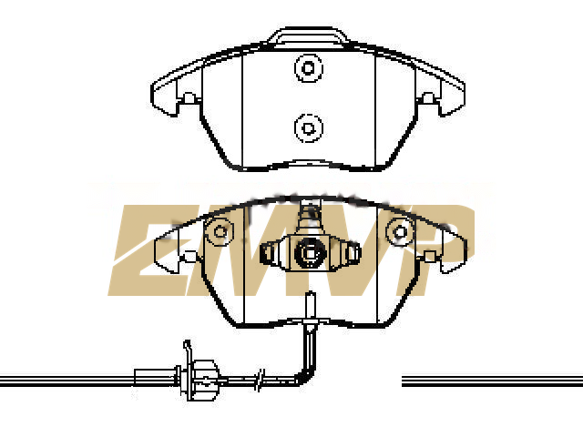 TY6383 Brake Pad Set