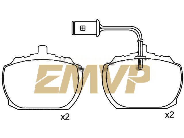 TY6846 Brake Pad Set