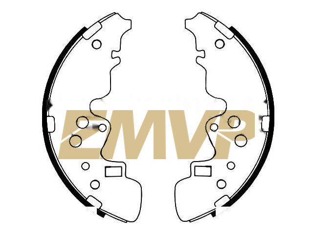 TY0489 Brake Shoe Set