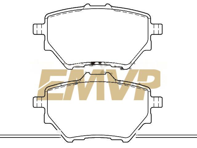 TY5026 Brake Pad Set
