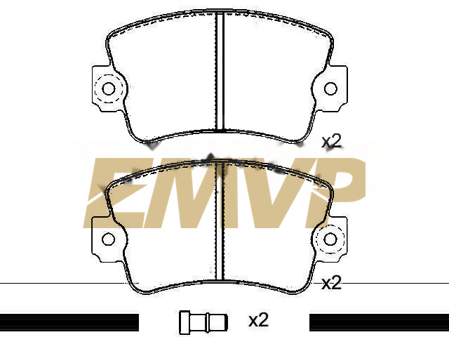 TY2193 Brake Pad Set