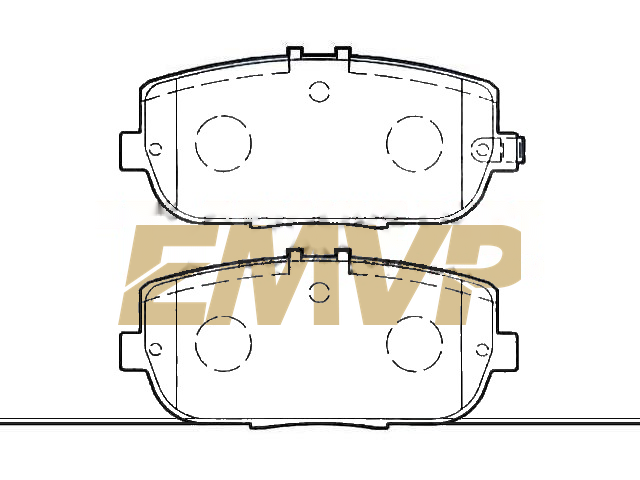 TY7521 Brake Pad Set