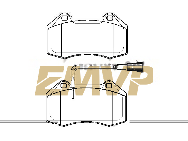 TY2529 Brake Pad Set