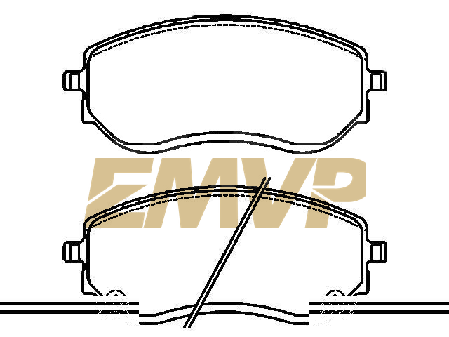 TY6891 Brake Pad Set