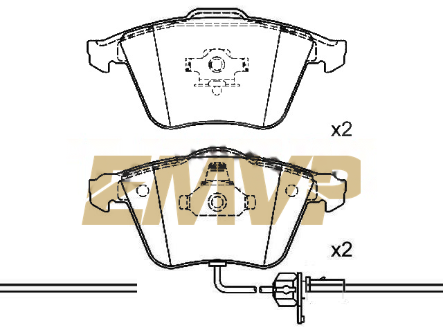 TY2406 Brake Pad Set