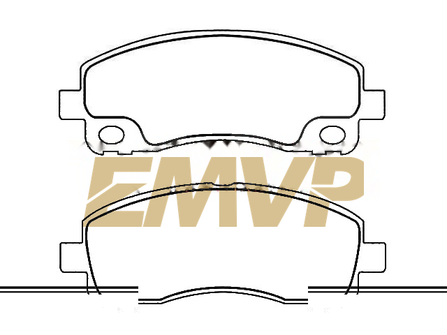 TY0535 Brake Pad Set