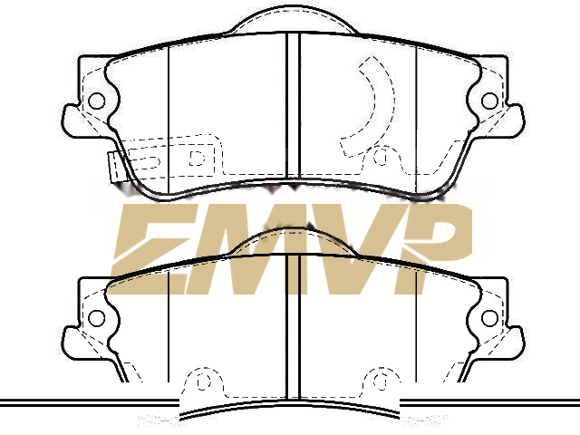 TY3785 Brake Pad Set
