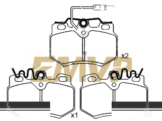 TY7924 Brake Pad Set