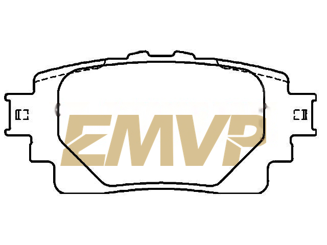 TY0597 Brake Pad Set