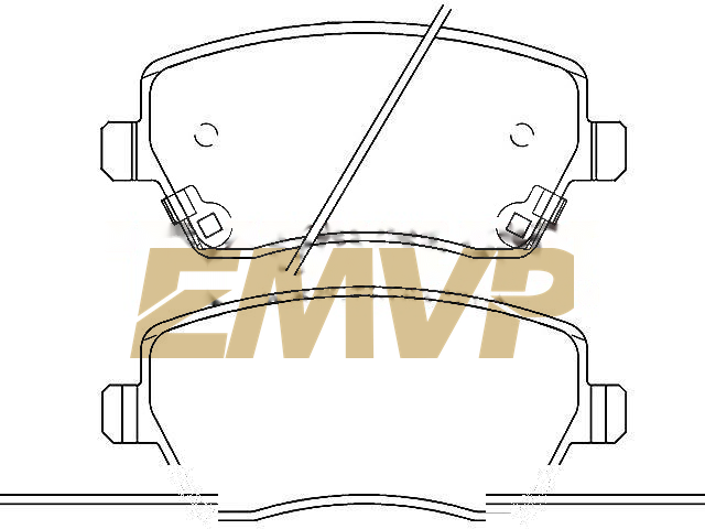 TY1235 Brake Pad Set