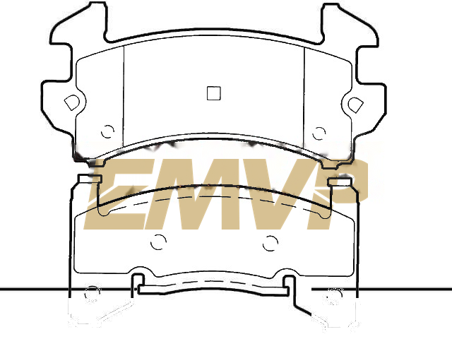 TY3023 Brake Pad Set