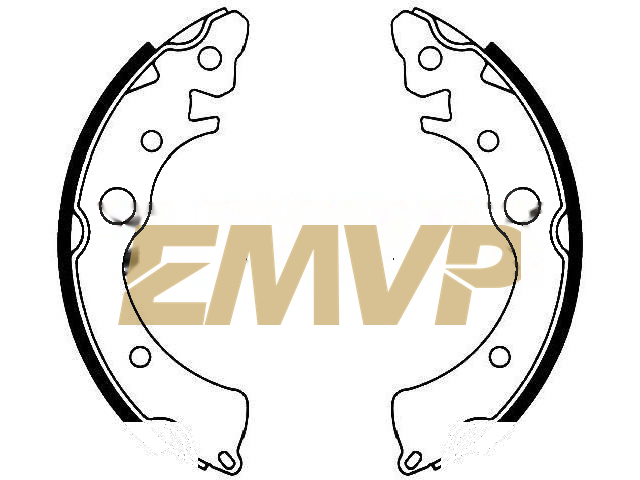 TY7683 Brake Shoe Set
