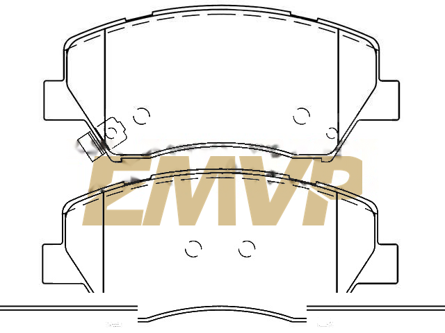 TY1677 Brake Pad Set