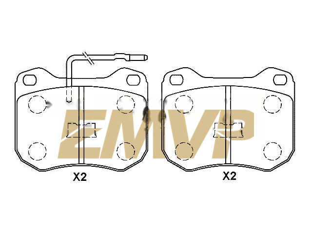 TY9475 Brake Pad Set