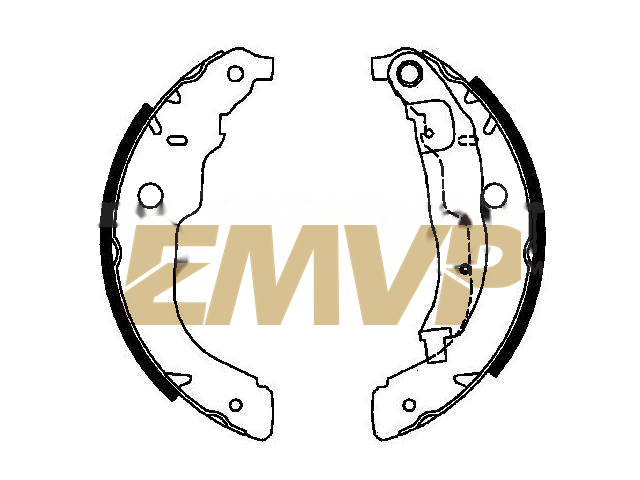 TY3869 Brake Shoe Set