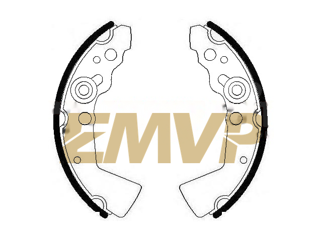 TY6724 Brake Shoe Set