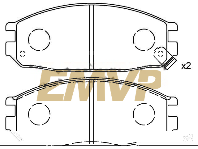 TY2880 Brake Pad Set