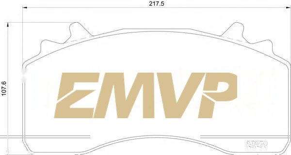 TY2739 Brake Pad for CV & Heavy Duty WVA 29279