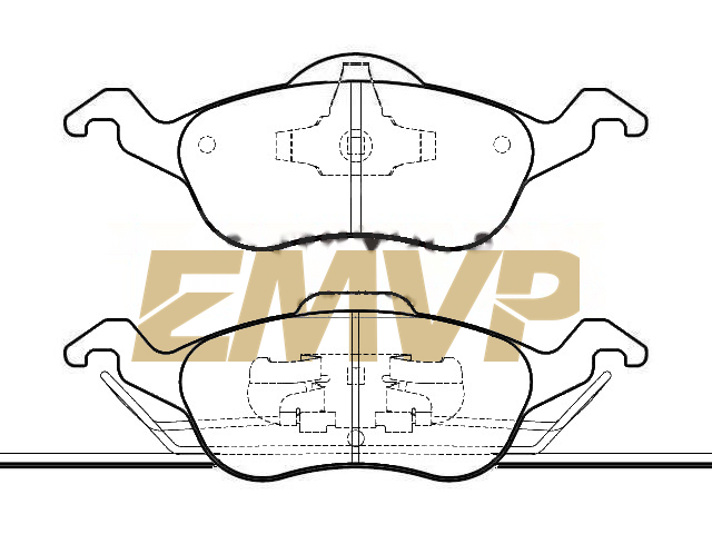 TY2622 Brake Pad Set