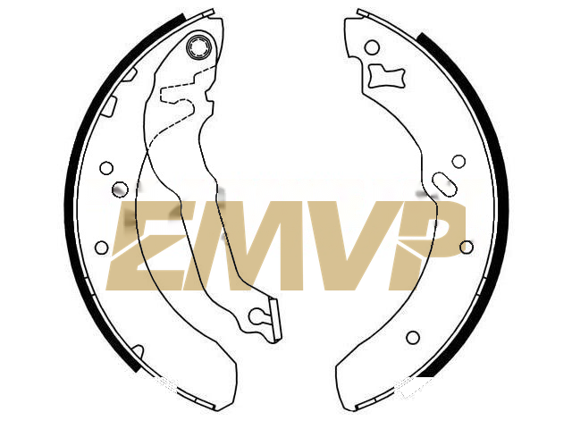 TY7173 Brake Shoe Set